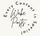 wakeposts wakeposts