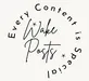 wakeposts wakeposts