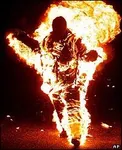 Burned alive Burned alive