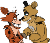 Freddy x Foxy (i dont really know about this one :3) Freddy x Foxy (i dont really know about this one :3)