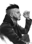 The badboy that'll let you ride with him on his motorcycle The badboy that'll let you ride with him on his motorcycle