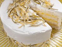 Cake with lime lemon filling Cake with lime lemon filling