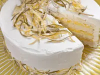 Cake with lime lemon filling Cake with lime lemon filling