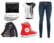 Red and Black outfit Red and Black outfit