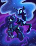 Nightmare moon & Luna Nightmare moon & Luna