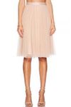 Pink voile skirt