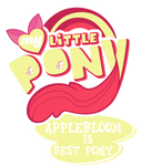 Applebloom is best pony!! Applebloom is best pony!!