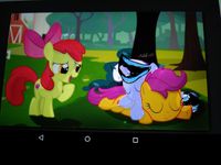 Sweetie belle: Apple Bloom and i saw that they were late and we went to investigate, this is what we found Sweetie belle: Apple Bloom and i saw that they were late and we went to investigate, this is what we found