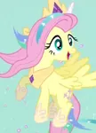 Fluttershy Celestia Fluttershy Celestia