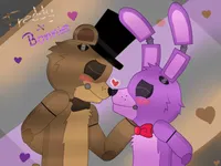 Bonnie x Freddy (i know theyre both male 0-0) Bonnie x Freddy (i know theyre both male 0-0)