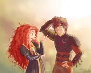 Merida x Hiccup Merida x Hiccup