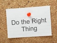 doing the right thing doing the right thing