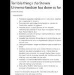 Steven Universe fandom Steven Universe fandom