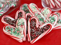 candy cane hearts candy cane hearts