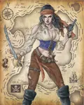 A pirate girl A pirate girl