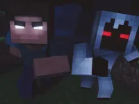 Herobrine and Entity 303 Herobrine and Entity 303