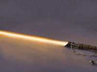 Gold lightsaber Gold lightsaber