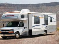 Road trip in an RV Road trip in an RV