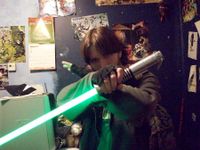 Turquoise lightsaber Turquoise lightsaber
