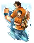 The children of Poseidon (Percy and Tyson) The children of Poseidon (Percy and Tyson)