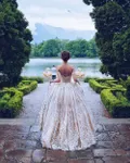 The angel, she comes when someone sad