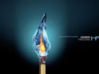 Frozen fire. Combination Frozen fire. Combination