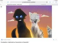 Feathertail x crowfeather Feathertail x crowfeather