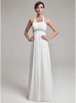 Empire Halter Floor-Length Chiffon Wedding Dress With Ruffle Beading Sequins Empire Halter Floor-Length Chiffon Wedding Dress With Ruffle Beading Sequins