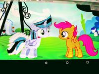Sweetie belle: here is this one! The quality isnt great because i was hiding in the bushes Sweetie belle: here is this one! The quality isnt great because i was hiding in the bushes