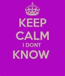 DONTKNOW! DONTKNOW!