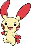 Plusle: No choose me! I'll make you smile!