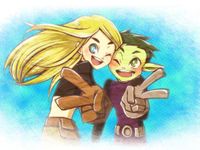 beast boy and terra beast boy and terra
