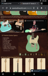 Sea green, doesn't come with an amplifier, cheaper Sea green, doesn't come with an amplifier, cheaper