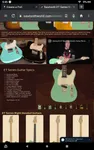 Sea green, doesn't come with an amplifier, cheaper Sea green, doesn't come with an amplifier, cheaper
