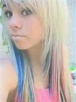 I like the colored hair I like the colored hair