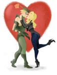 green arrow and black canary green arrow and black canary