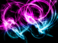 Blue and Pink Abstract Blue and Pink Abstract