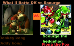 Team fight! Scourge and Fiona vs. Diddy Kong and donkey Kong who will win! Team fight! Scourge and Fiona vs. Diddy Kong and donkey Kong who will win!