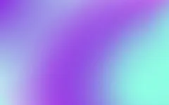 Purple or turquoise Purple or turquoise
