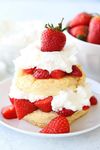 Strawberry shortcake or ice cream sandwiches Strawberry shortcake or ice cream sandwiches