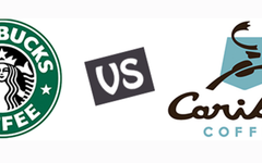 Starbucks or Caribou? Starbucks or Caribou?