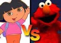 which is scarier? Dora or Elmo which is scarier? Dora or Elmo