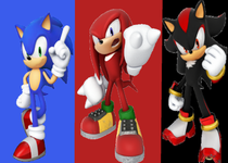 Sonic, Shadow, or Knuckles Sonic, Shadow, or Knuckles