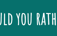 Would you rather? (part 2) Would you rather? (part 2)