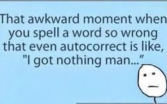 That awkward moment when.... That awkward moment when....
