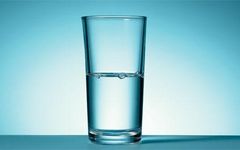 Is the glass half full or half empty? Is the glass half full or half empty?