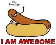 Are you a real walking hotdog Are you a real walking hotdog