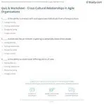 Cultural Connections: Relationship Quiz Cultural Connections: Relationship Quiz