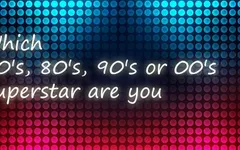 Which 70's, 80's, 90's or 00's Superstar are you Which 70's, 80's, 90's or 00's Superstar are you