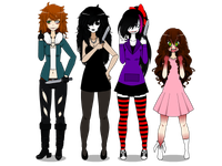 Which Creepypasta girl would befriend you? Which Creepypasta girl would befriend you?